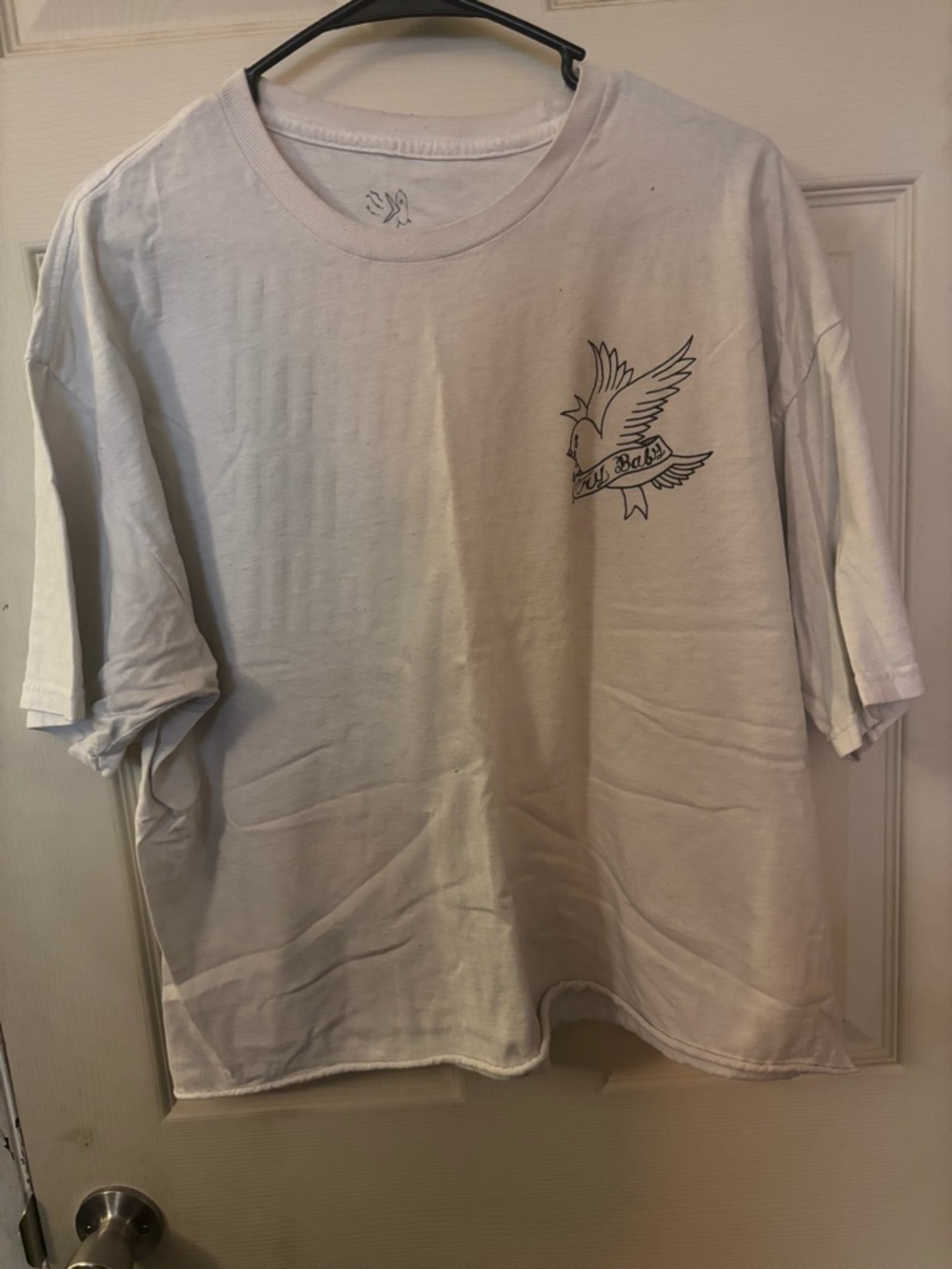 OFFICIAL LIL PEEP MERCH White Graphic Tee